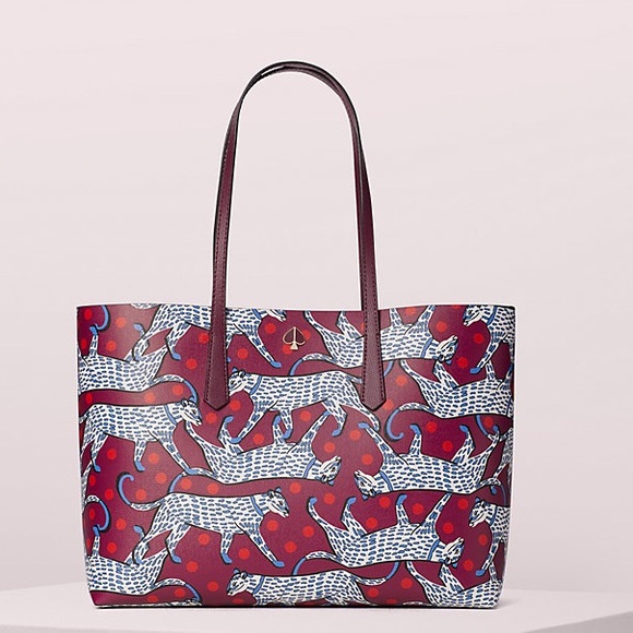 kate spade Handbags - Kate Spade molly panther dot large tote